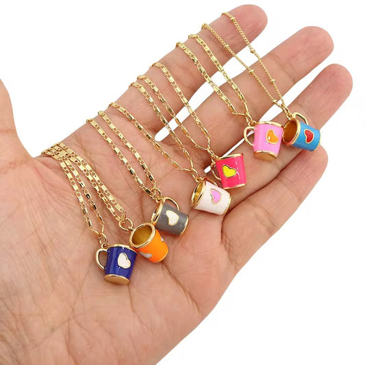 Little cup necklaces