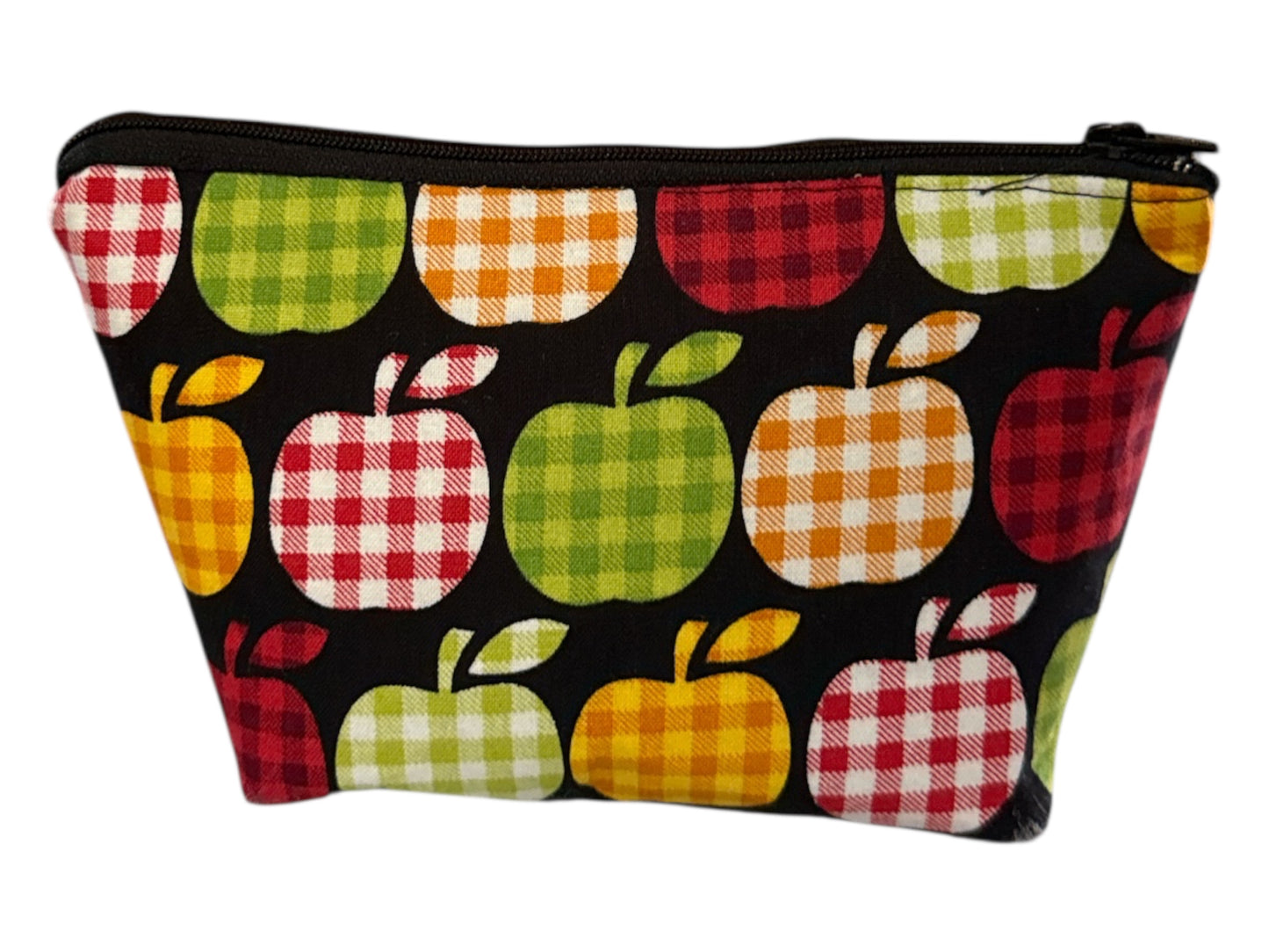 Apple Zipper make up Bag