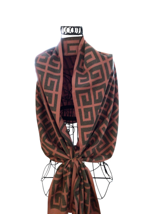 Rose gold Shawls/wrap